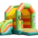 Jungle Inflatable Bouncy Slide
