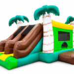 Tropical Bouncy Castle Slide