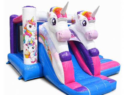 3d Unicorn With Slide Castle