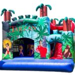 Tarzan Bouncy Castle With Slide