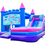 Sea Life Castle With Slide