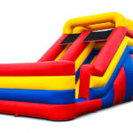 Rainbow Inflatable Slide