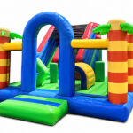 Jungle Inflatable Dry Slide