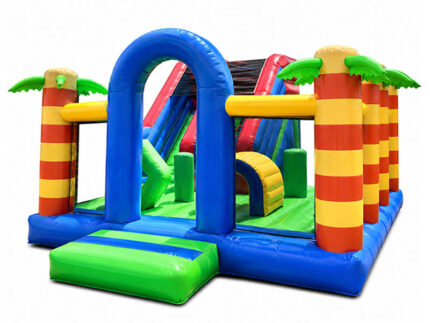 Jungle Inflatable Dry Slide