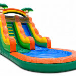 Tropical Double Lane Water Slide