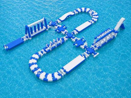 Inflatable Aqua Park Race Course