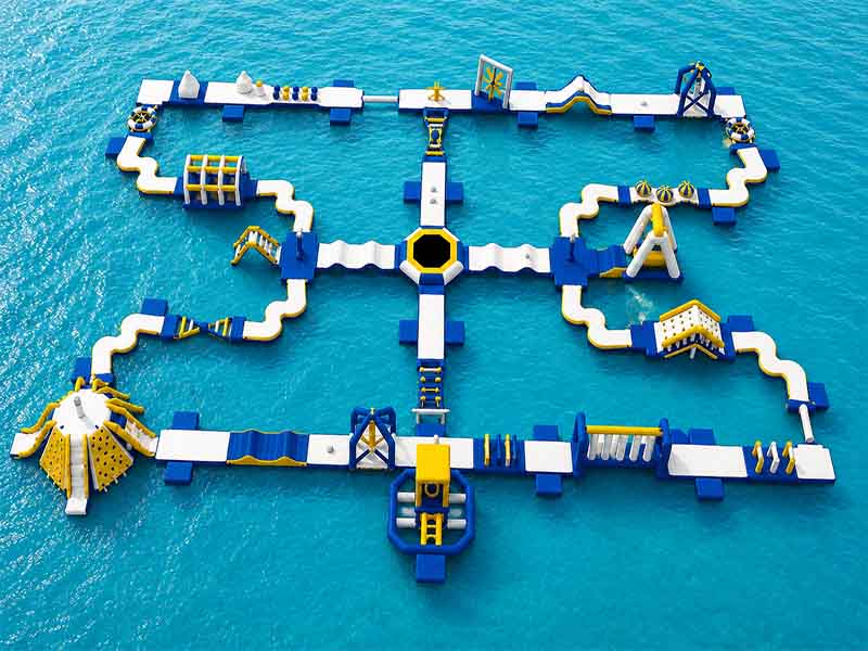 E109407 200 Person Floating Water Park - Image 1