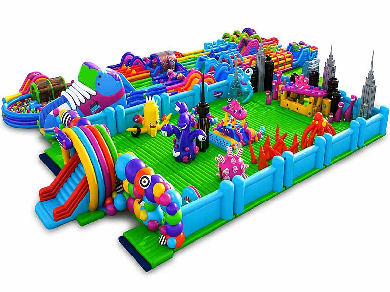E110404 City Xscape Mega Inflatable Park - Image 1
