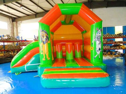Jungle Inflatable Bouncy Slide